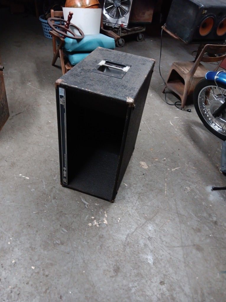 Rare Vintage Peavey mb-2 Mid Base Enclosure Black Widow Speaker