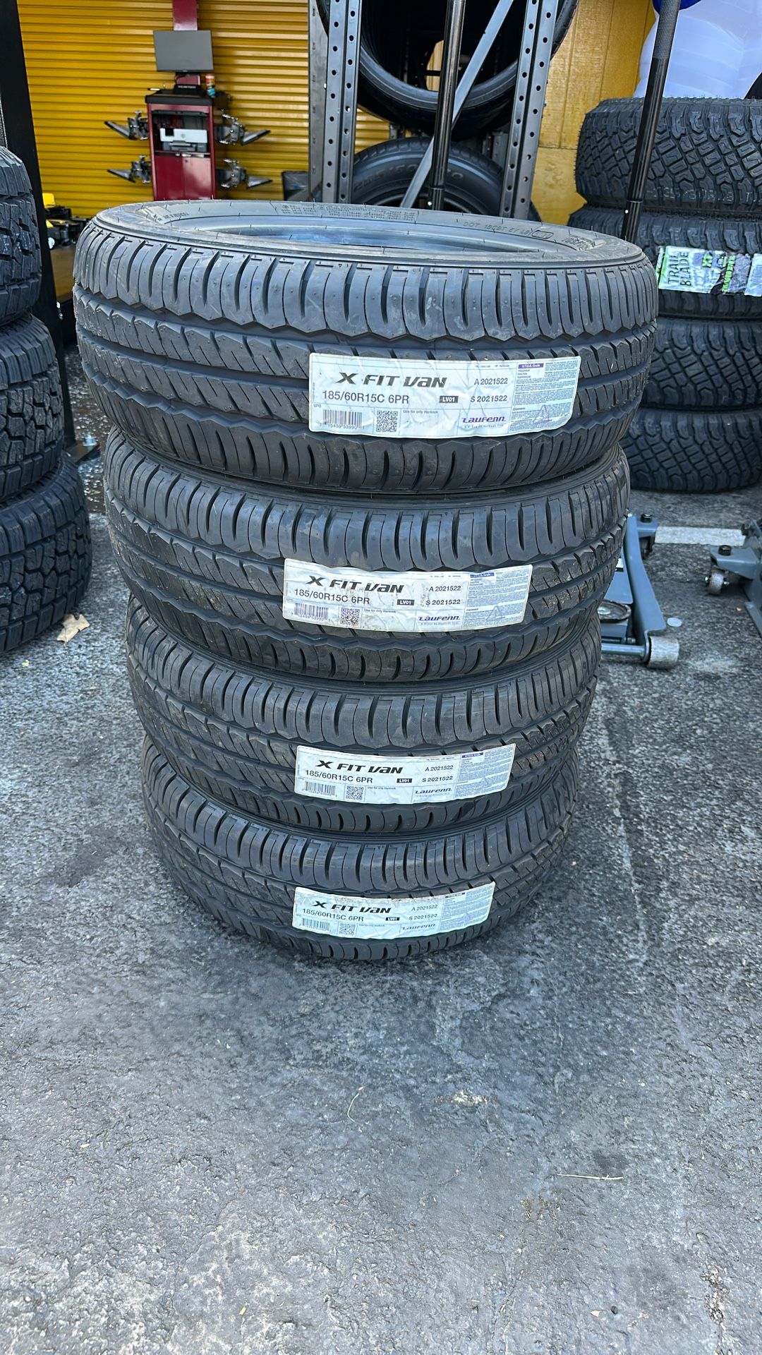 4 NEW TIRES 185/60/15C Laufenn X Fit Van $420 Cash Price π π FREE INSTALLATION π π