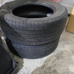 2 Set Michelin Tires 225/60r16. No Hole,  4/32 Tread. 