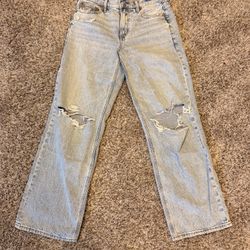 American Eagle High Waisted Stovepipe Jeans