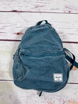 Herschel Supply Co Mid  cotton School book bag Backpack Green logo