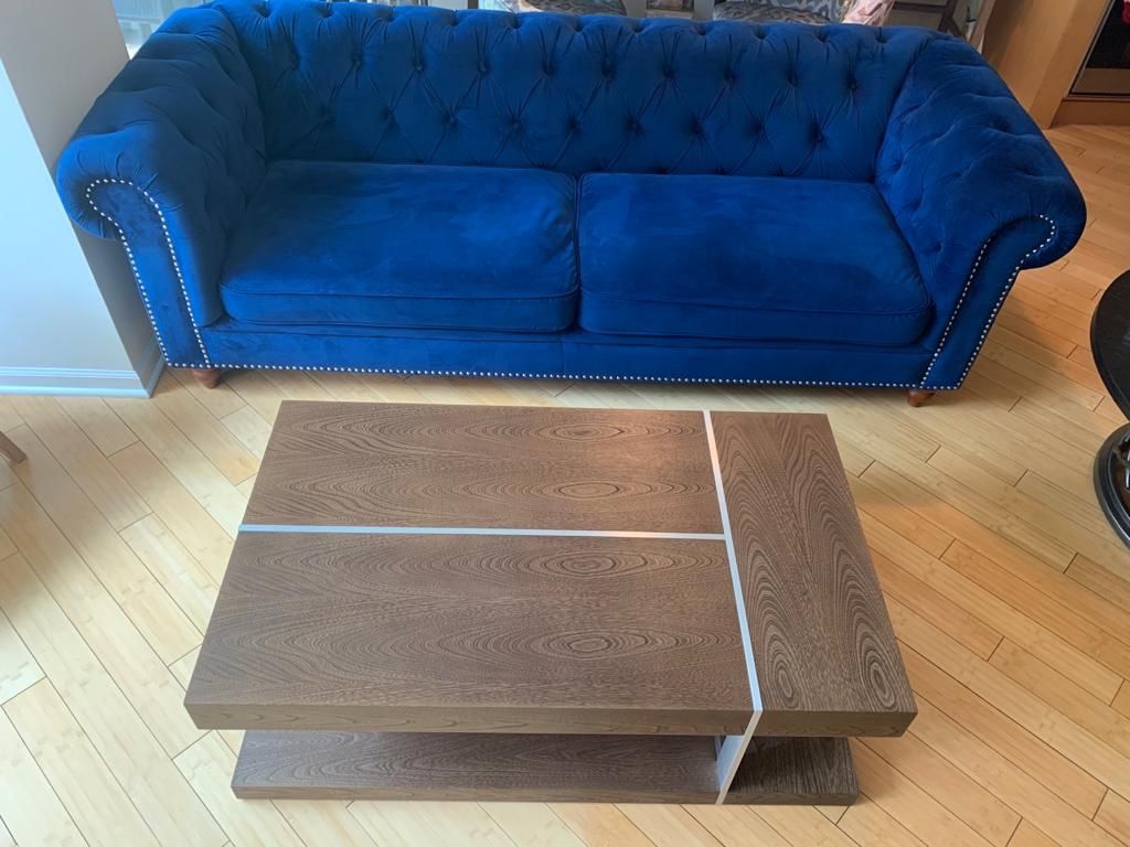 Crate & barrel large coffee table