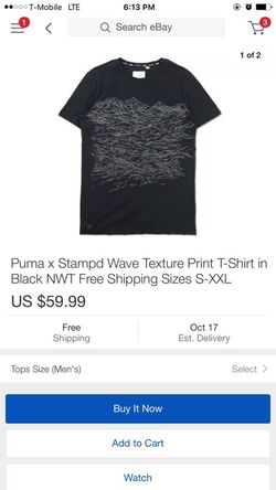 Men's Puma X Stampd T shirt XL
