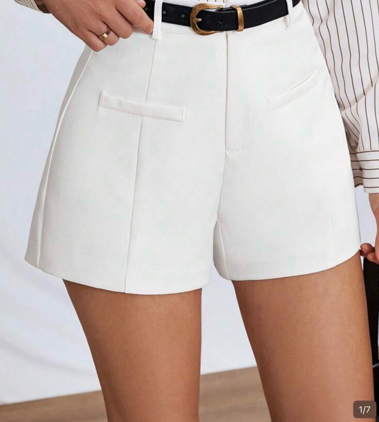 RosyDaze High Waist Wide Leg Shorts Without Belt For Summer