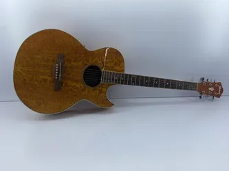 Ibanez AES10EAM1202 Cutaway Acoustic Electric Guitar Amber Finish (WMP015838)