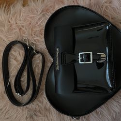 HEART SHAPED LEATHER BACKPACK