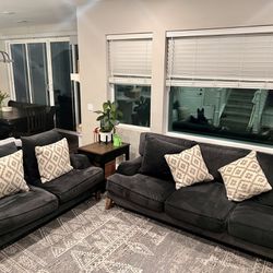Living Spaces Sofa/Loveseat Combo