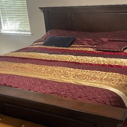 King Bed Frame W/ Dresser! Free Delivery!