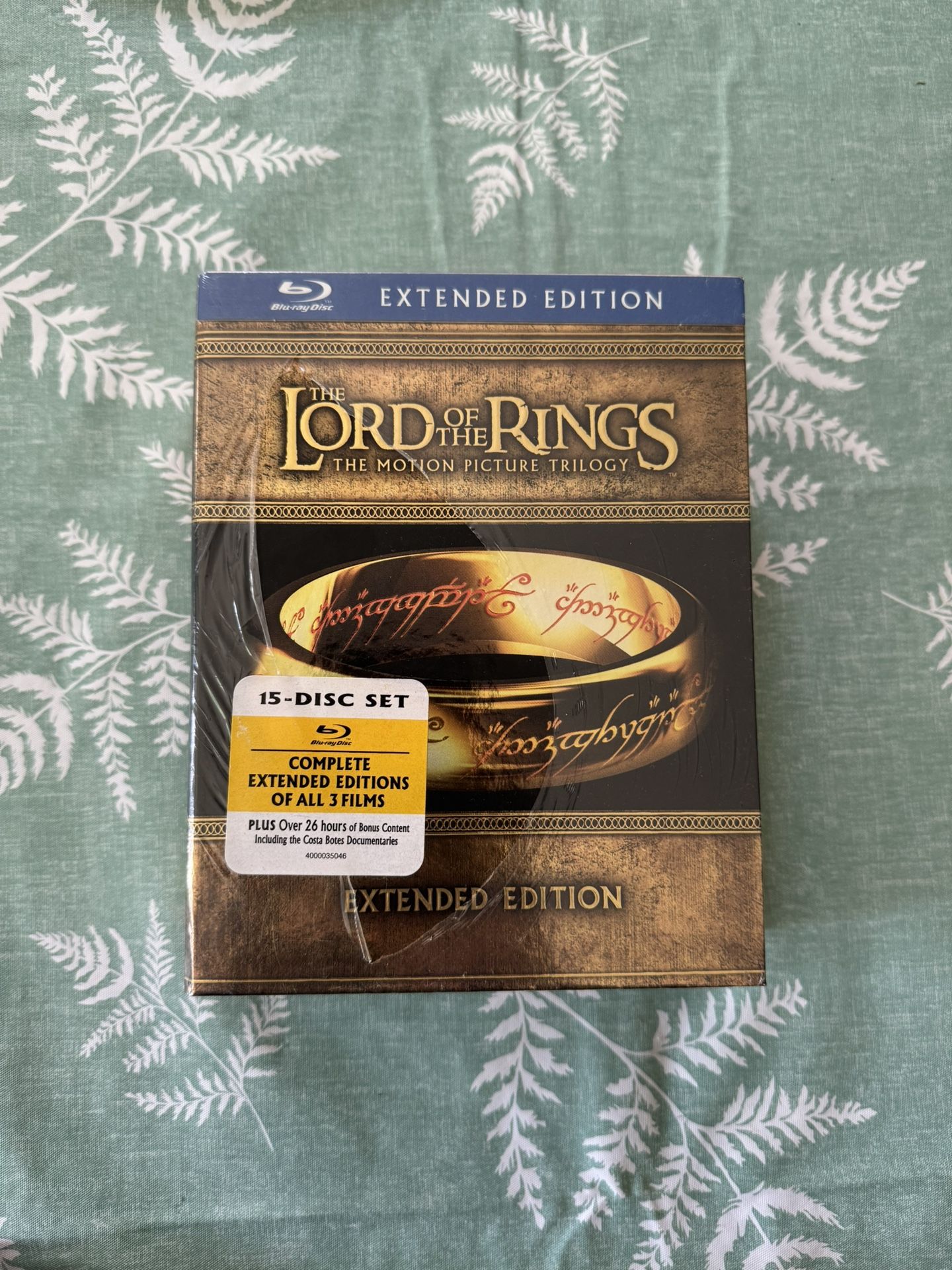 Lord of the Rings Blu-ray Boxset Sealed