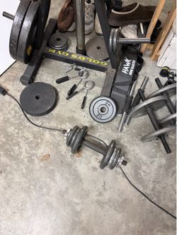 Weights and stand for sale
