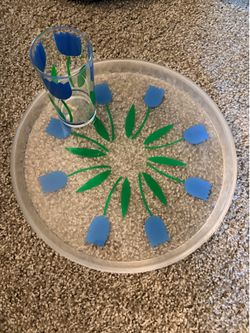 Food Tray with 6 Cups