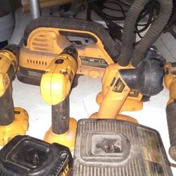 DeWalt 18 Volt Tools, Chargers And Cases