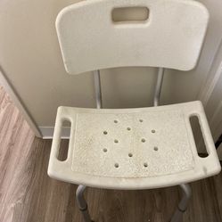 Shower Chair With Backing $20