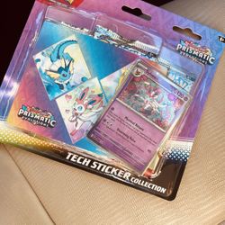 Prismatic Evolutions 3 Pack Sticker Collection