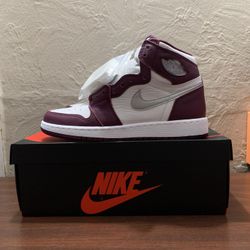 GS Jordan 1 Bordeaux Sz 6y 