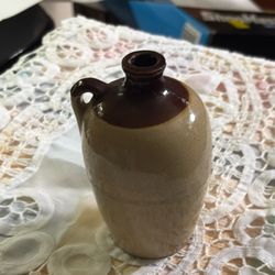 Vintage miniature, Stoneware, Whiskey Jug