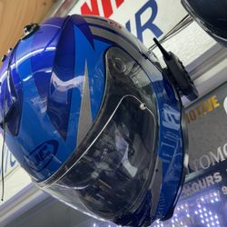 Helmet XL Blue HJC Motorcycle