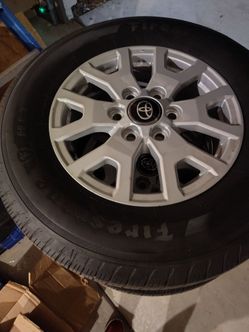 4 New tires with rims 2026 Toyota Tacoma