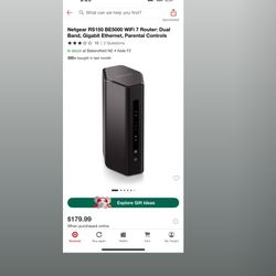 Netgear RS150 BE5000 WiFi 7 Router:
