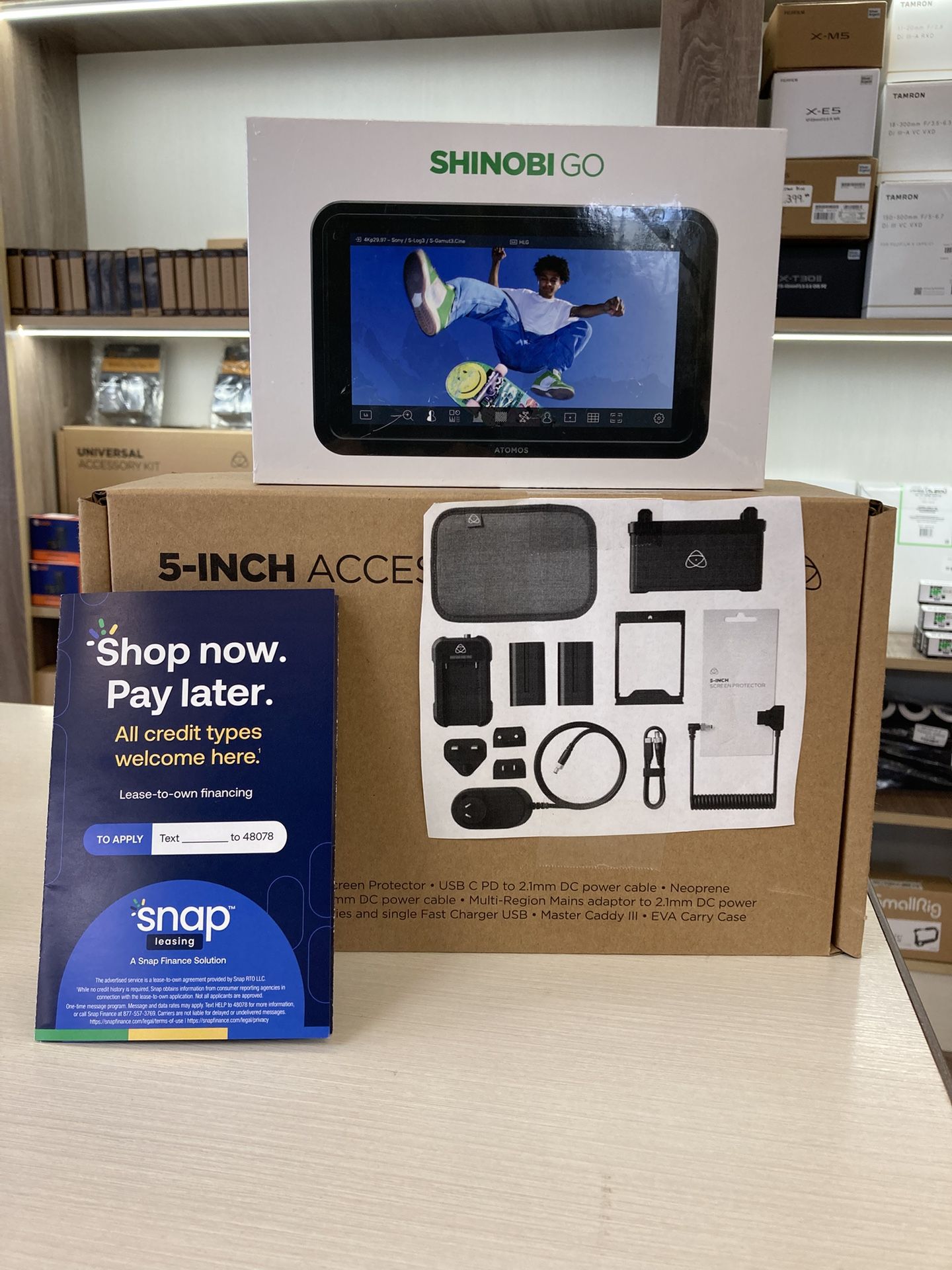 Shinobi Go 5” Cage monitor w/ Accessory kit