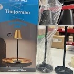 Timjorman Modern LED CordlessTable Lamp,4000mAh Rechargeable