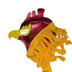 Lucha Libre Gallo Rooster Red Yellow Mask adult-sized Mexican wrestling mask
