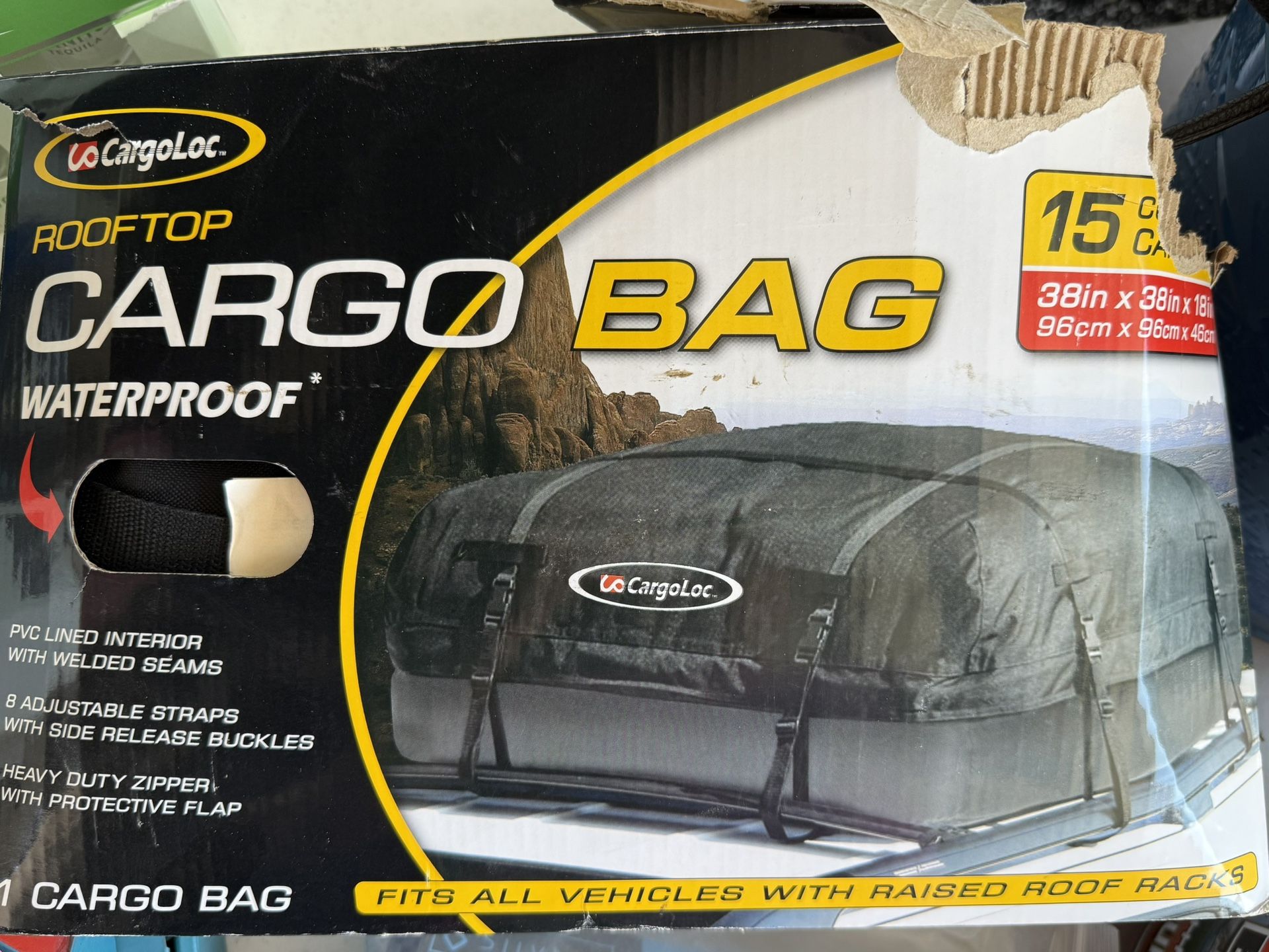Car Roof Cargo Bag And Protective Mat
