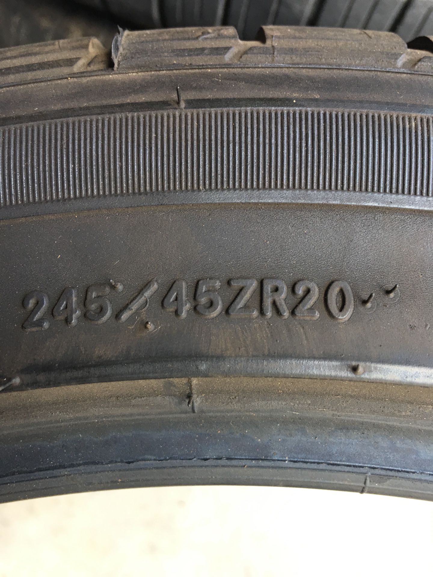 2018 Goodyear Dodge Charger tires