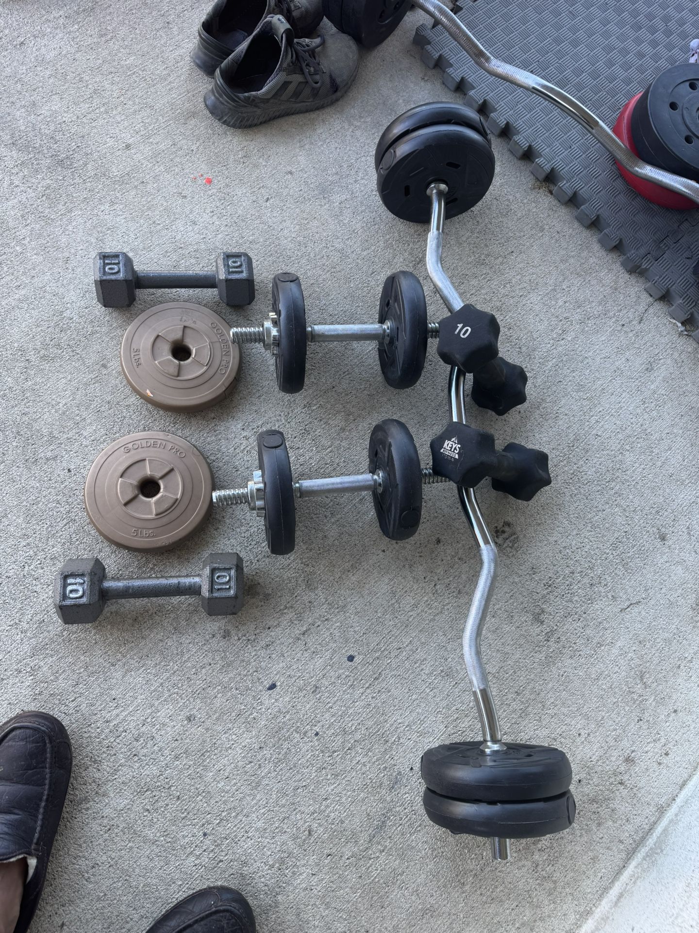 Curl Bar N Dumbbell 