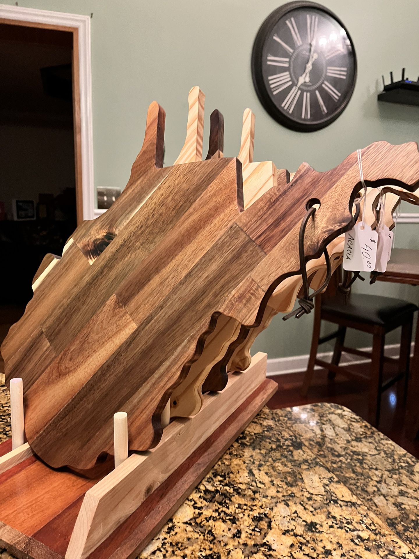 WV Shaped Charcuterie Boards 