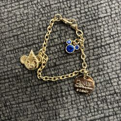 Disney Tokyo Duffy Bear Charm Bracelet 