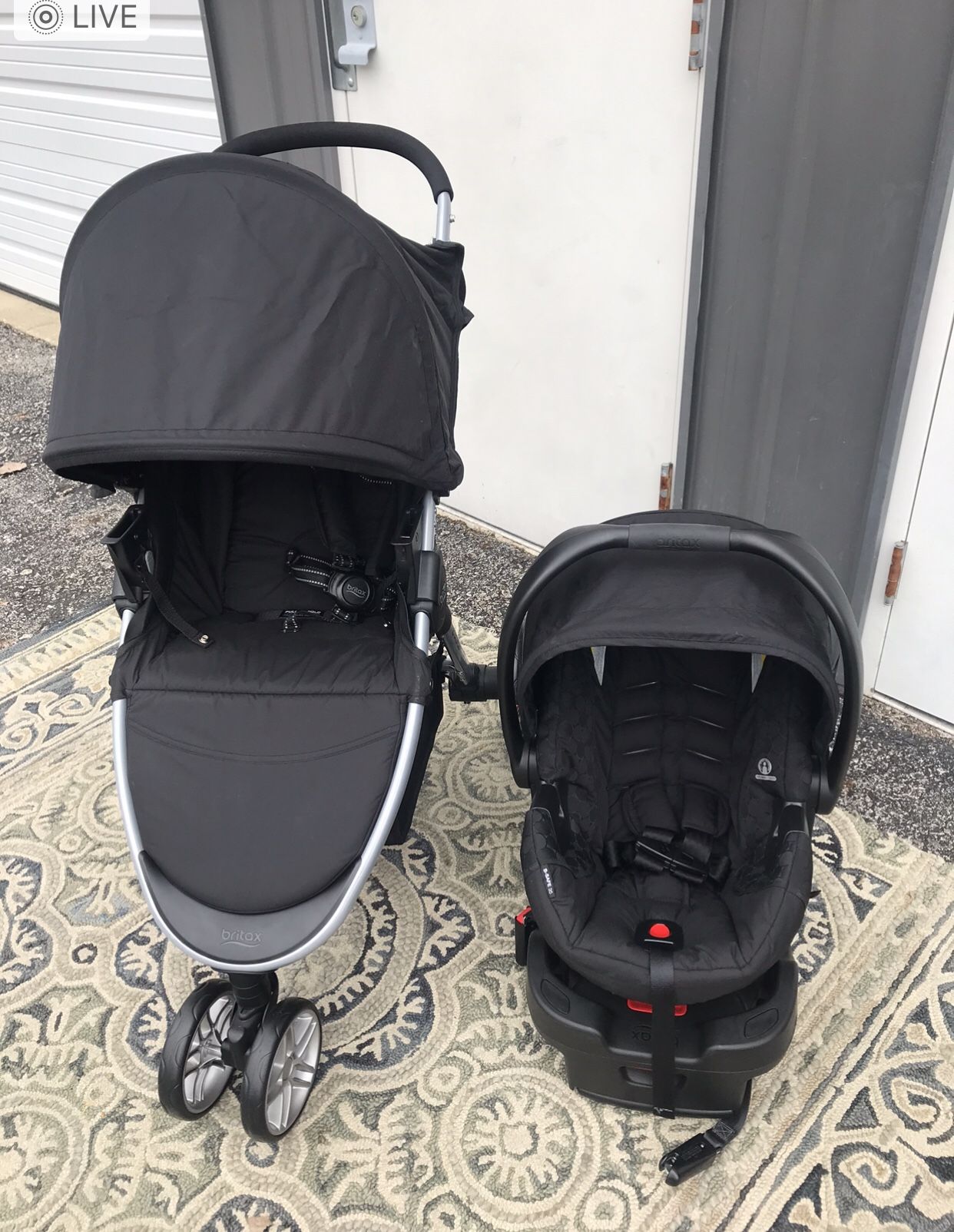 New Britax stroller and infant car seat