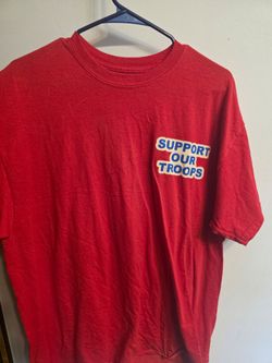 "Support our troops," Men's XL