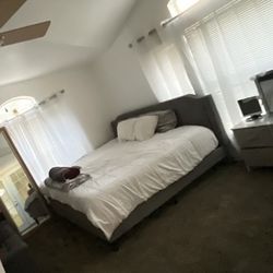 King Matress + BedFrame