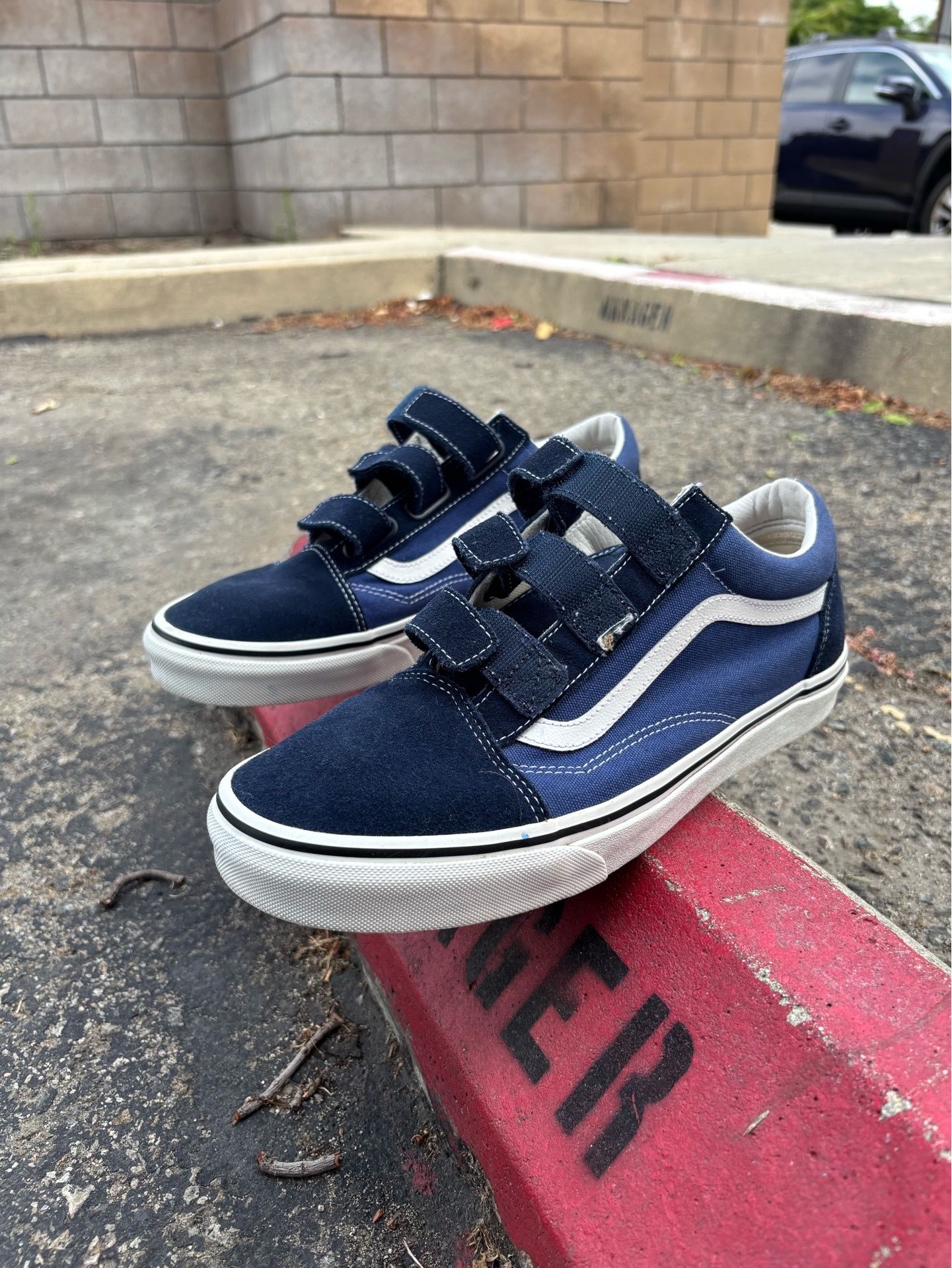 Blue Vans 10.5