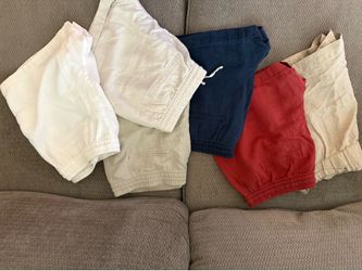 Women’s Large Linen/Cotton Shorts with elastic waist and 3” inseam