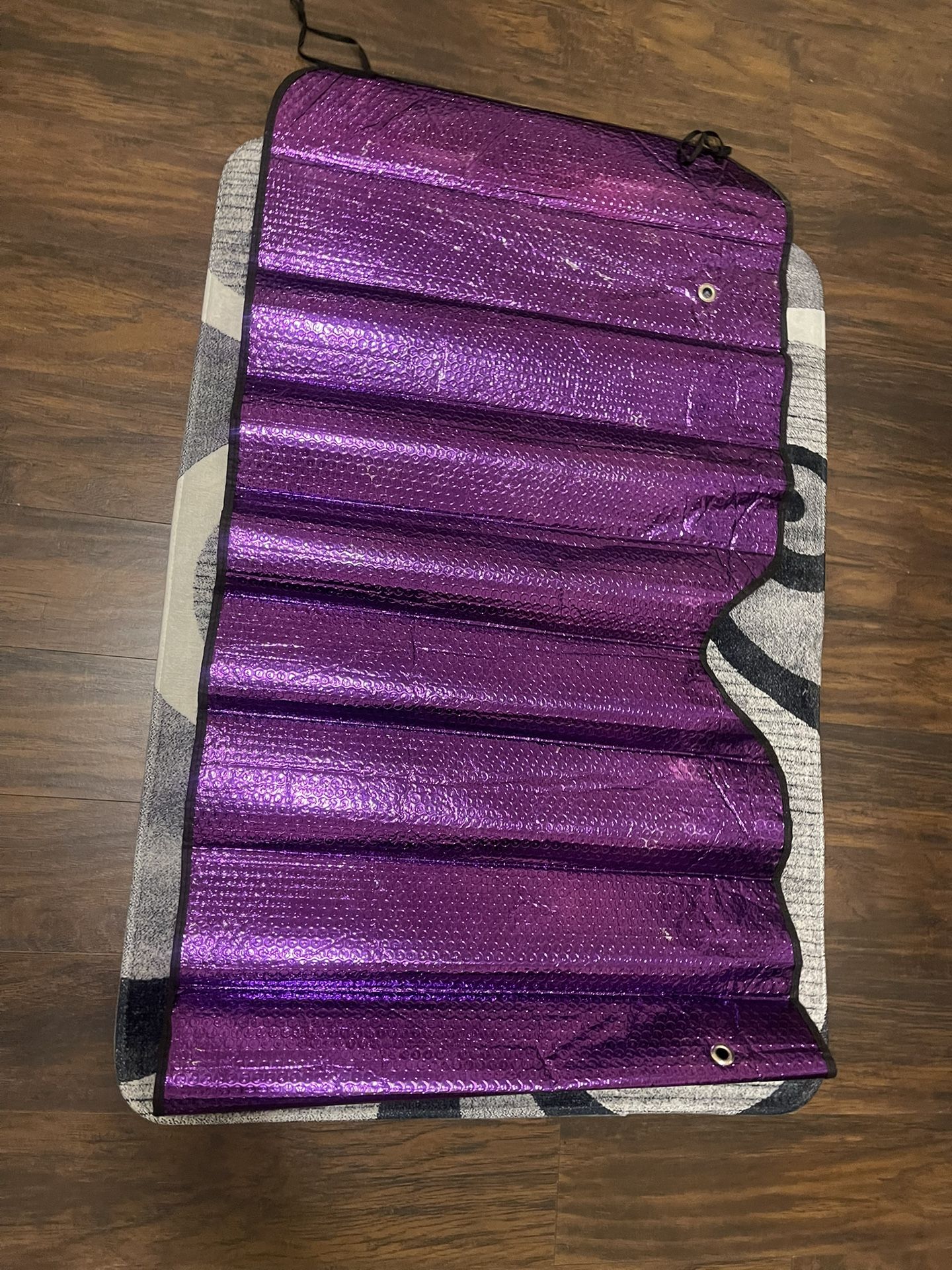 Car Auto Foldable Windshield Visor Sun Shade Heat Reflective Sun Shield purple