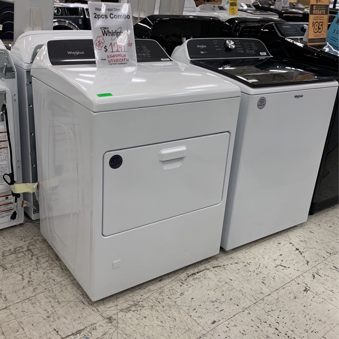 Gas Washer And Dryer Whirlpool Set 