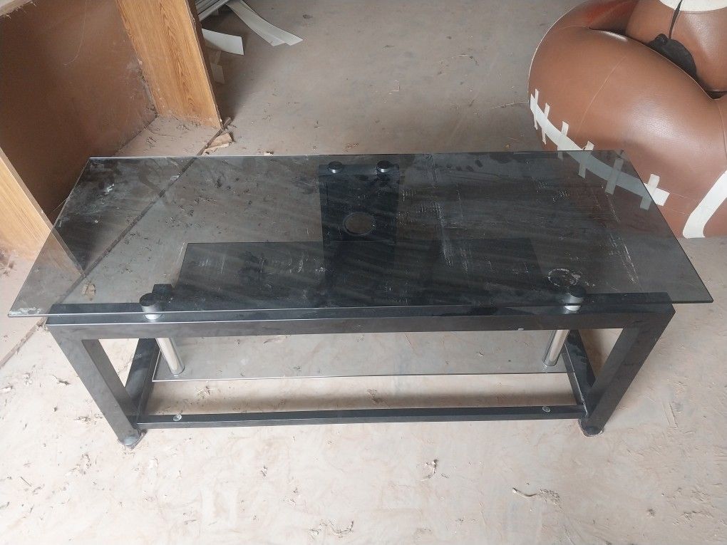 Glass TV Stand