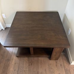 Brown Wood Coffee Table