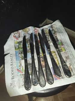 (6) set kitchen butter knifes