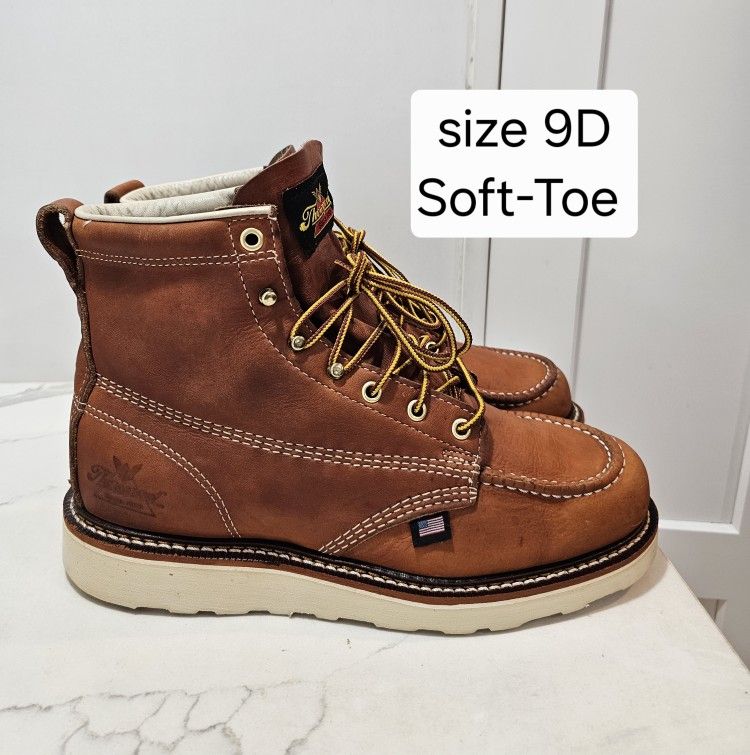 Thorogood Soft Toe Work Boots Size 9D