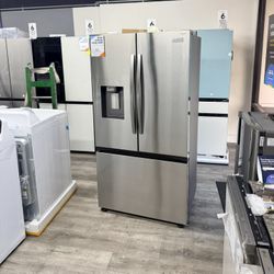🔥SAMSUNG STAINLESS STEEL COUNTER DEPTH REFRIGERATOR WITH TWO ICE MAKERS🔥