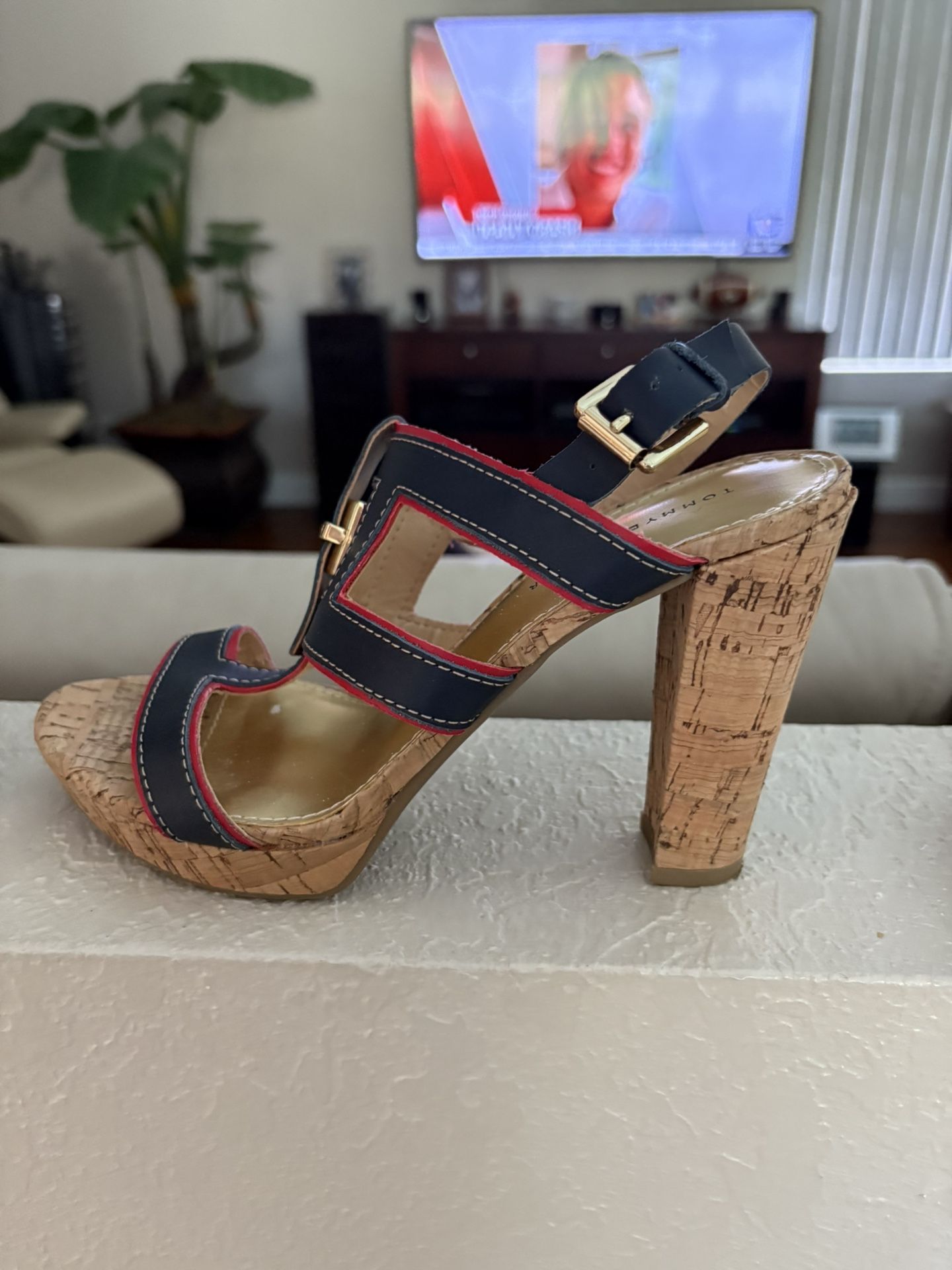 Tommy Hilfiger High Heel Sandles Size 7