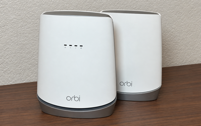 NETGEAR Orbi WiFi 6 Router DOCSIS 3.1 Cable Modem (CBR750) +  Satellite (RBS750)
