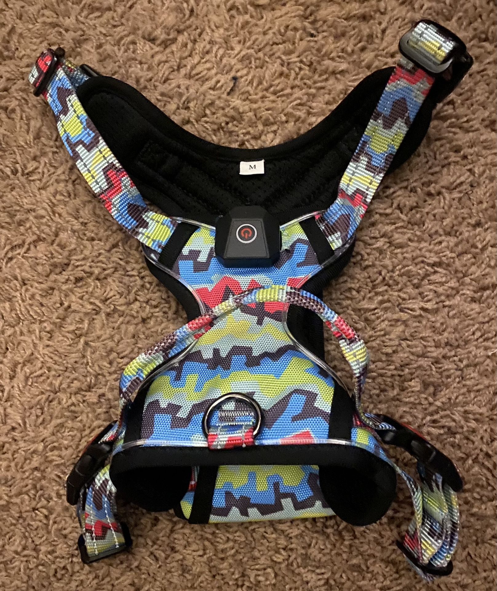 LED Lighted Dog Harness (M)