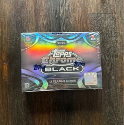 2025 Topps Chrome Black Football Hobby Box