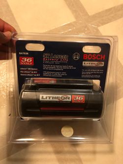 Bosch LITHEON 5x Longer 36 volt