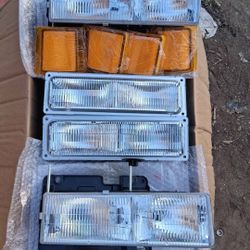 94-00 Chevy Blazer/ C/K /Suburban/Tahoe Headlights Faros Calaveras Micas Luces 