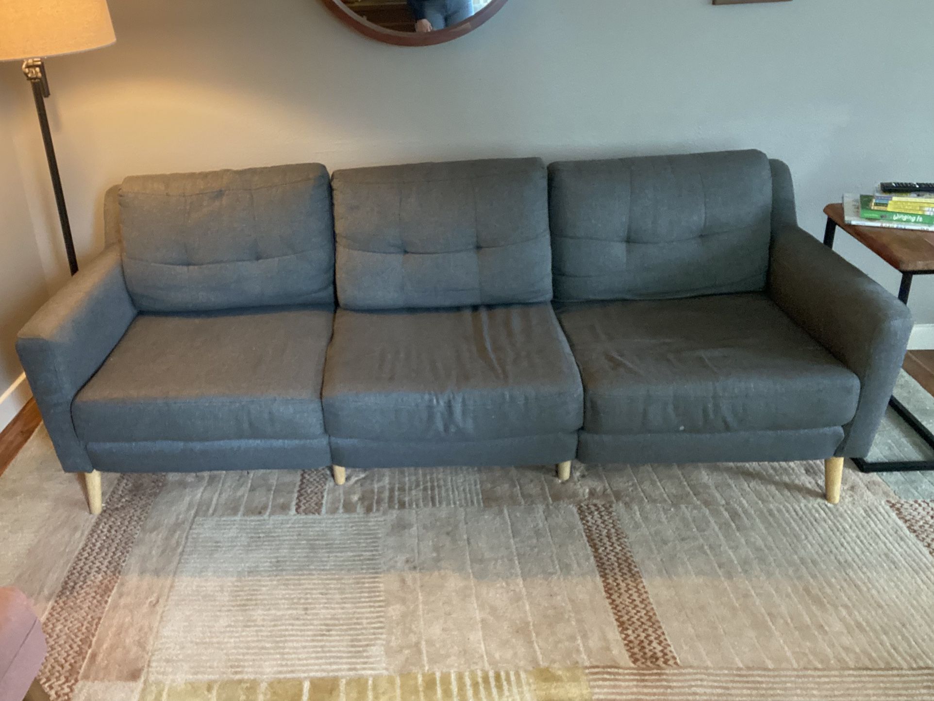Charcoal Burrow Sofa